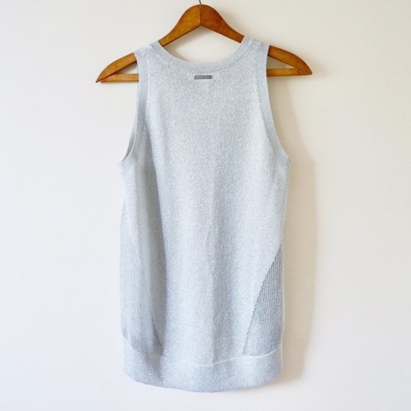 Michael Kors Silver Knit Tank Top - Picture 4 of 5